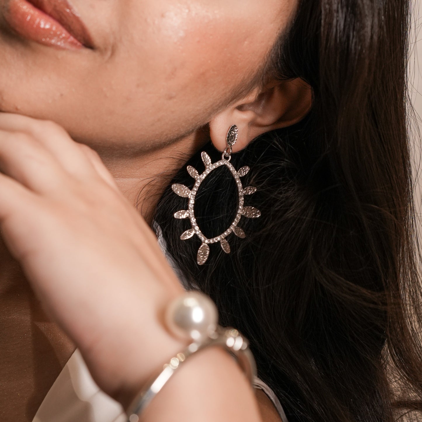 Treasure Silver Earrings