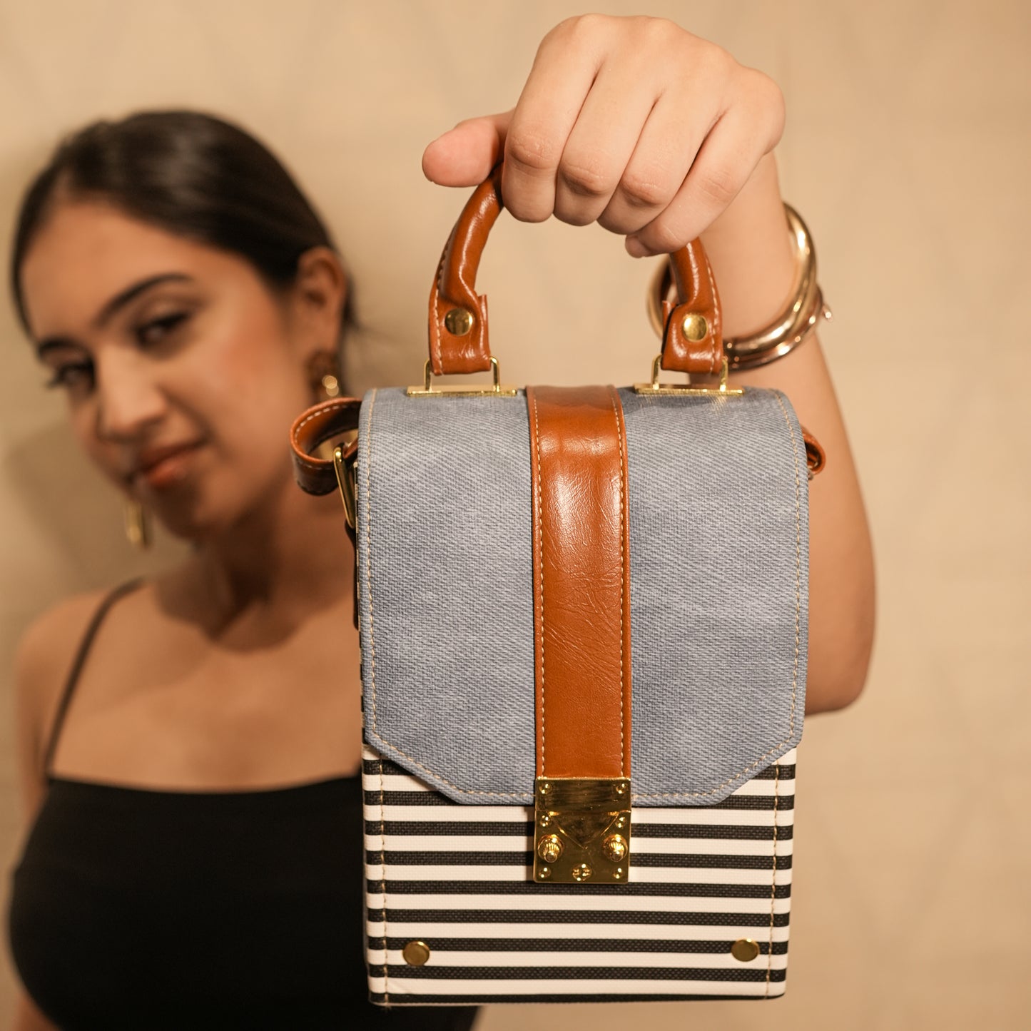 The Striped Satchel