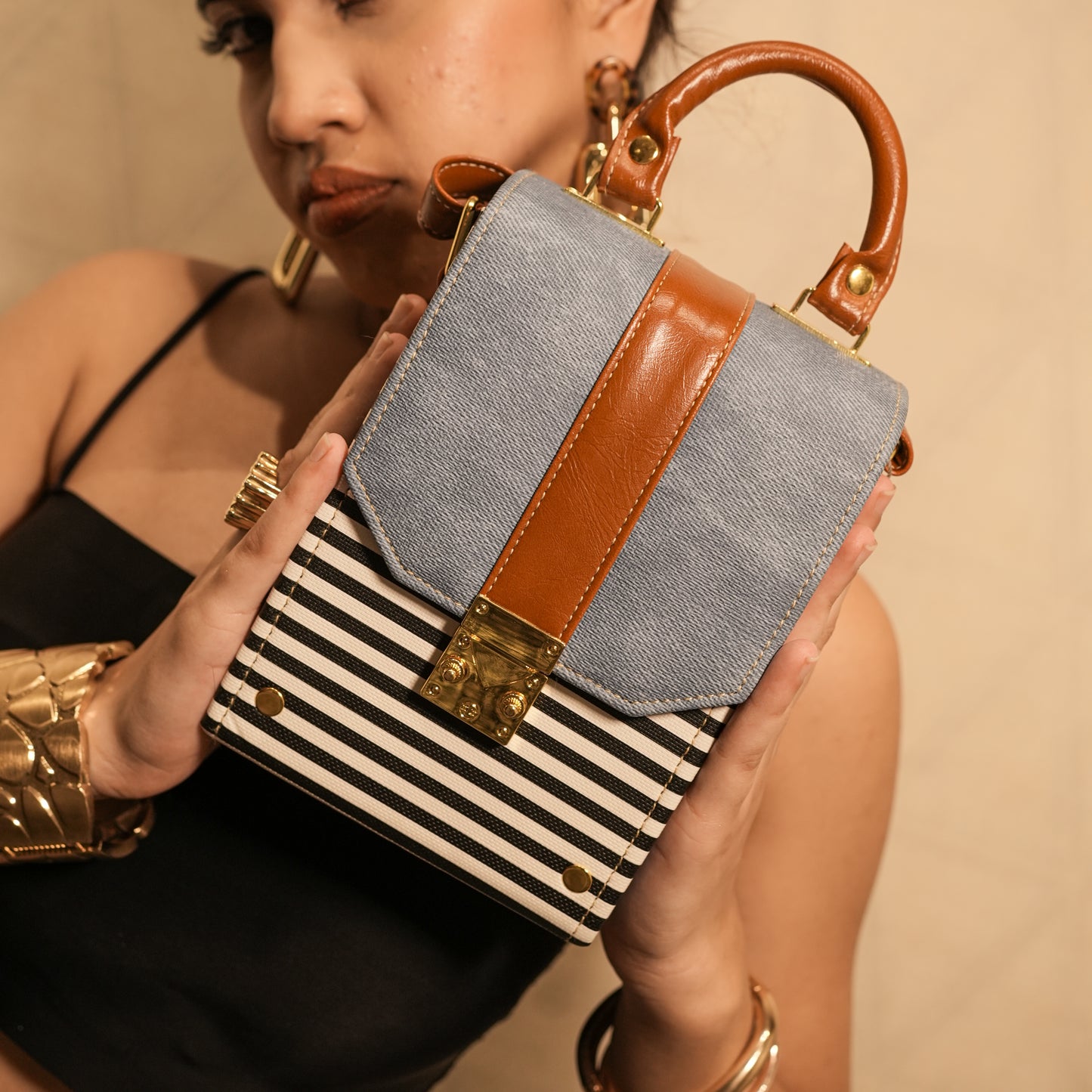 The Striped Satchel