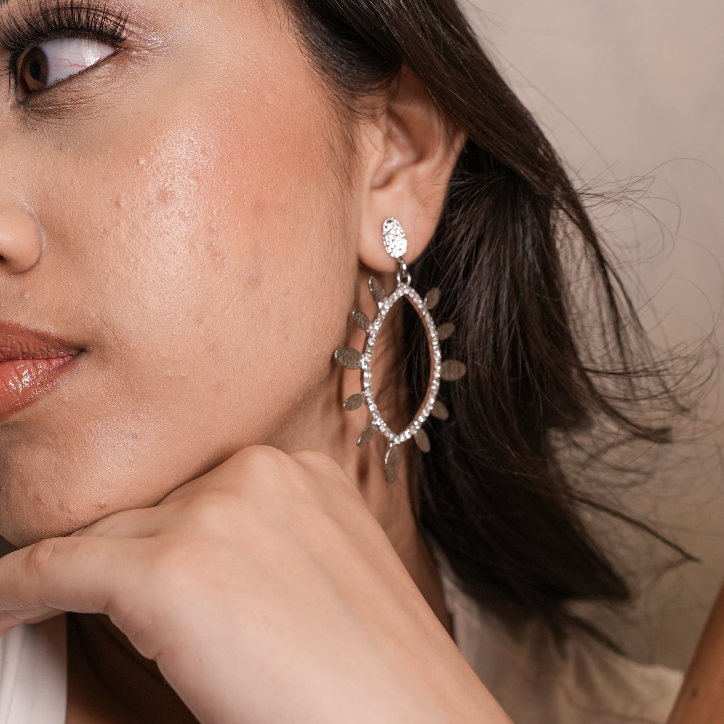 Treasure Silver Earrings