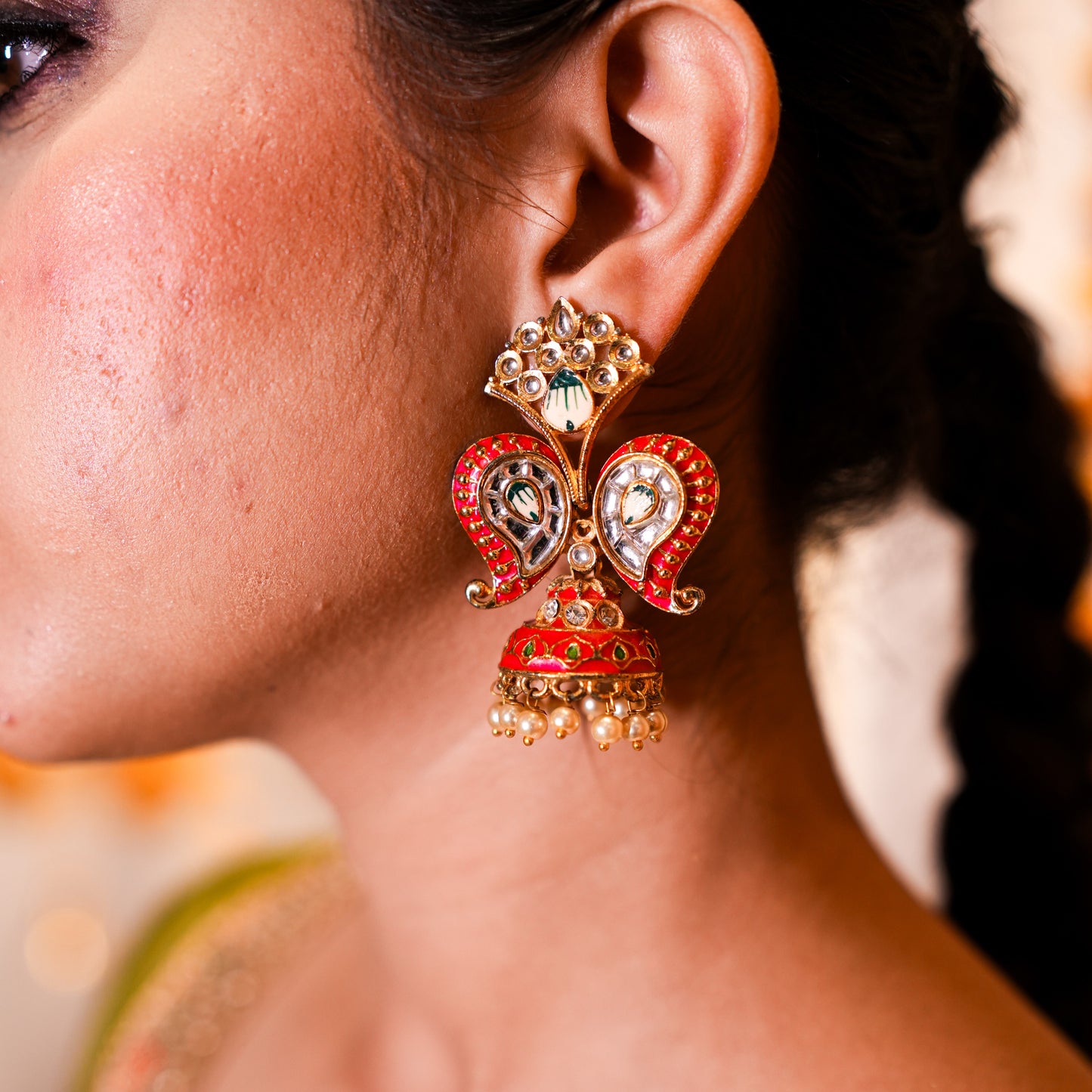 Rani Pink Angel Jhumka